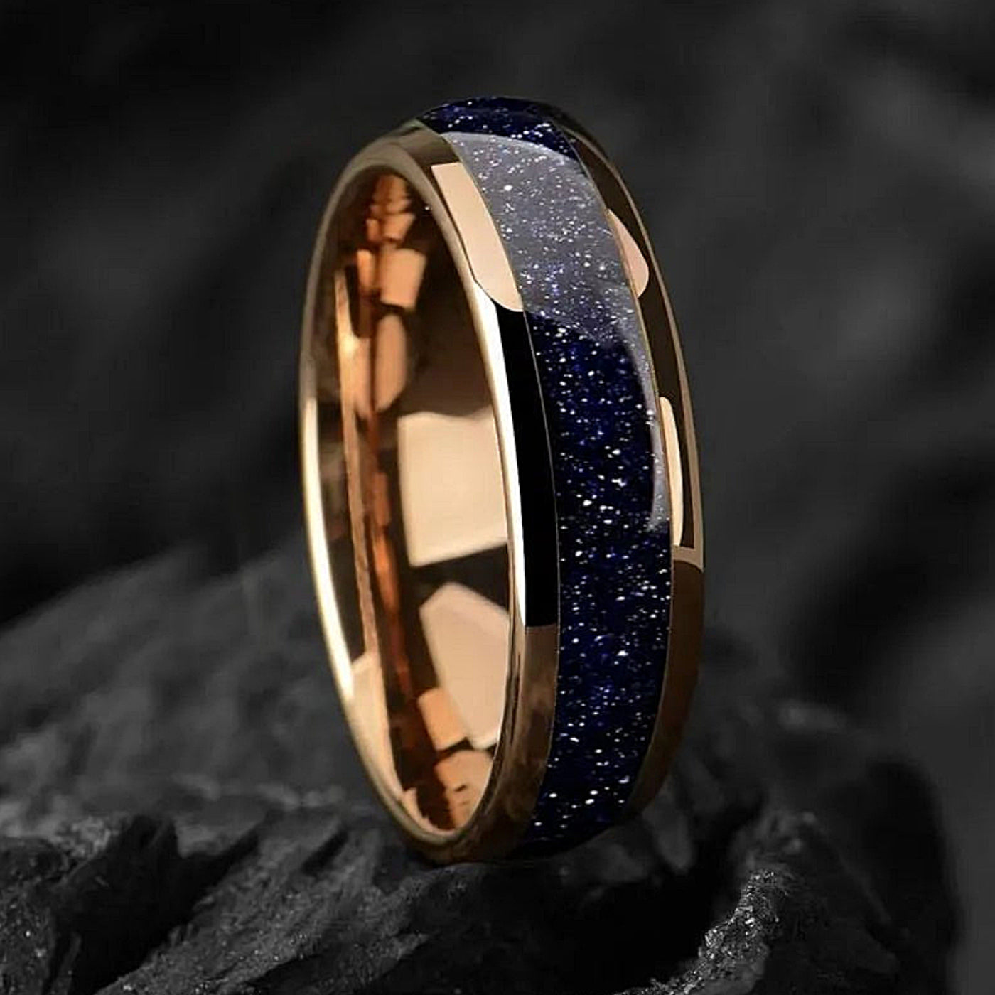 Affordable Wedding Rings Tungsten Angle View