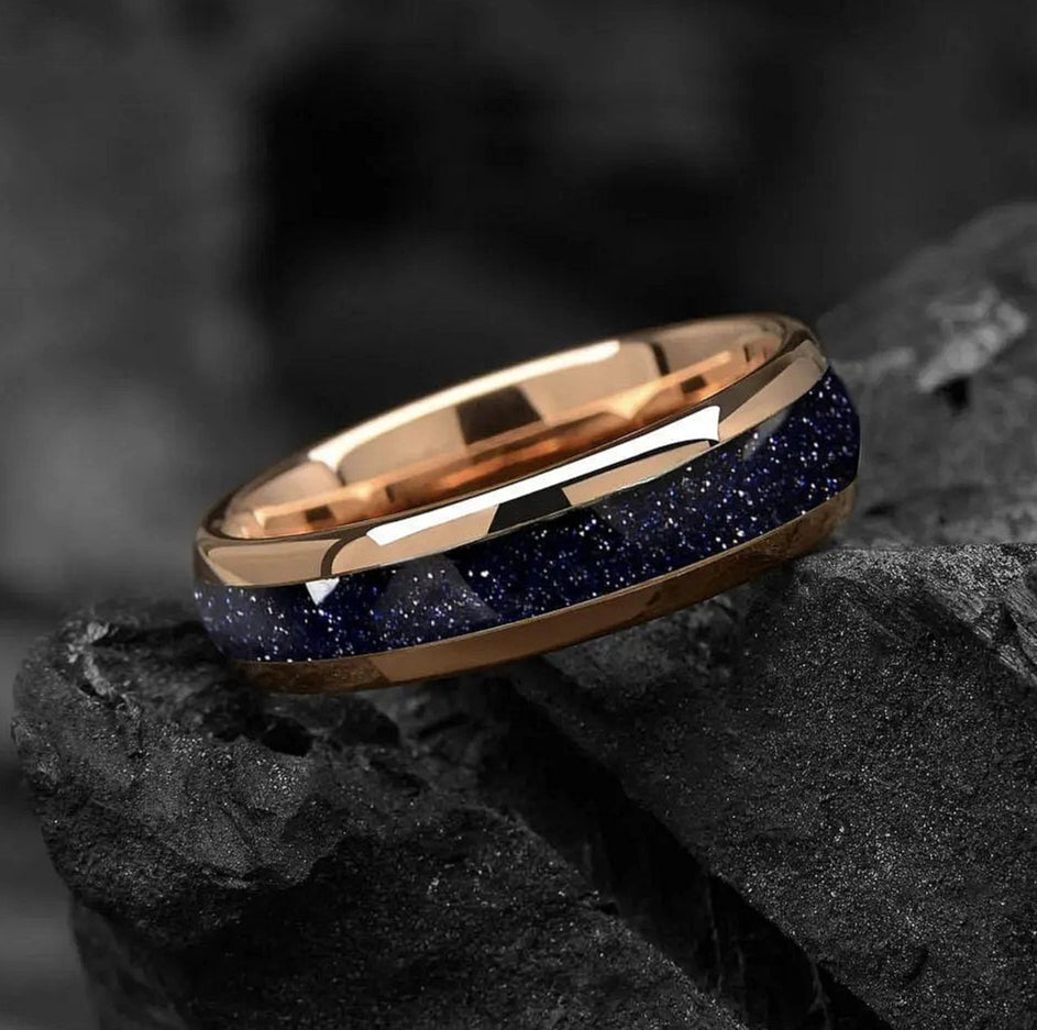 Affordable Wedding Rings Tungsten Side View