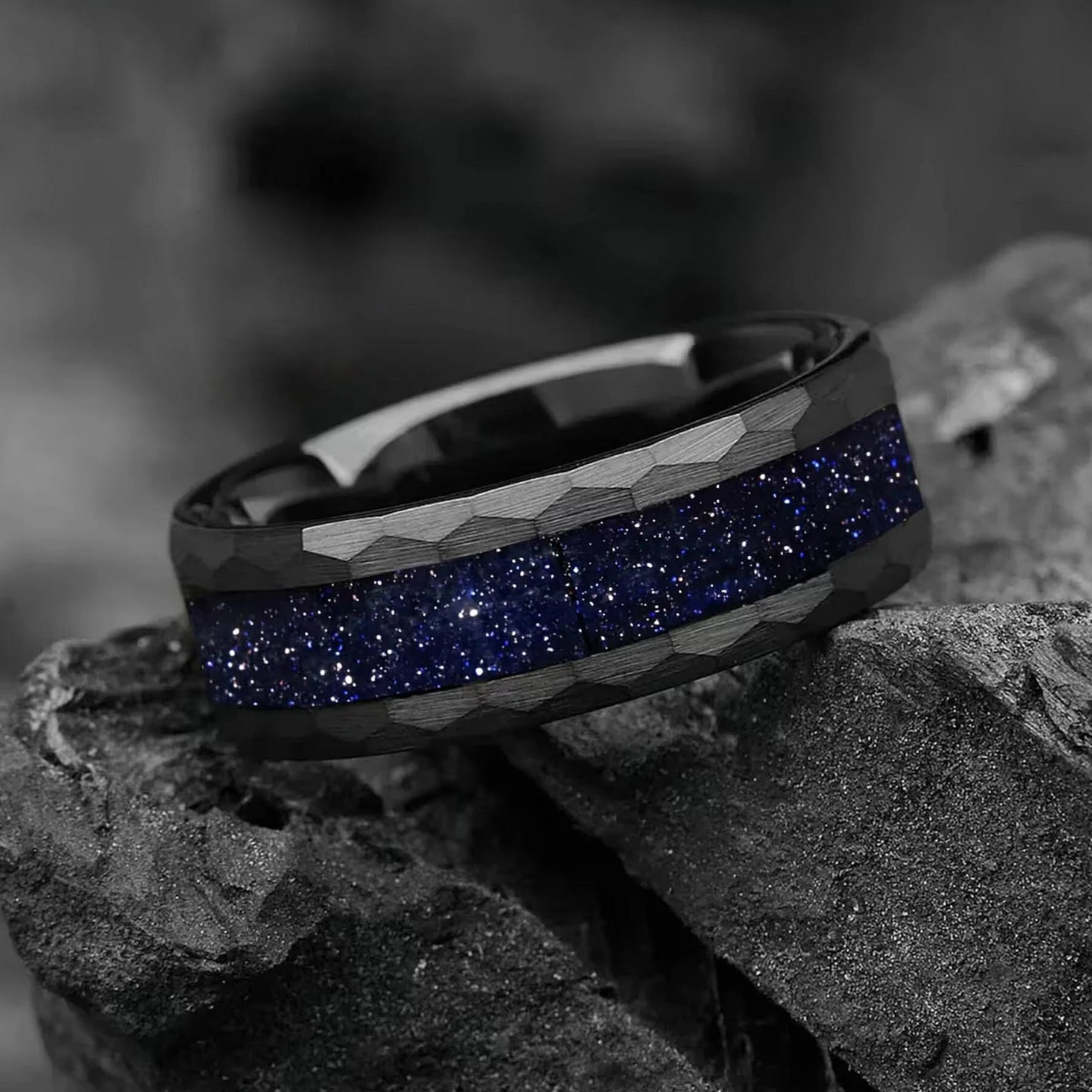 Cool Wedding Bands Guys Tungsten Main View