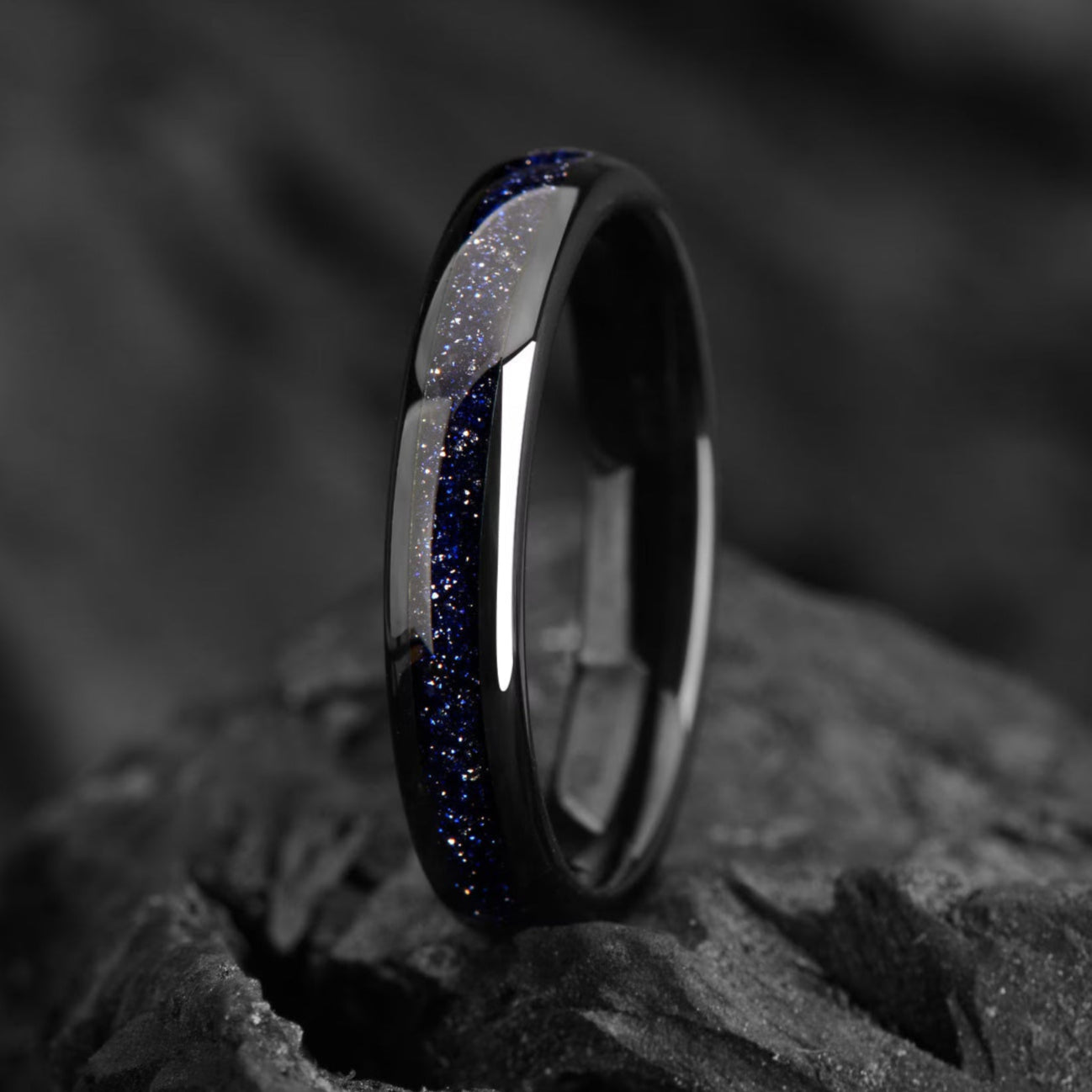 Ladies Ring Tungsten Galaxy Main View