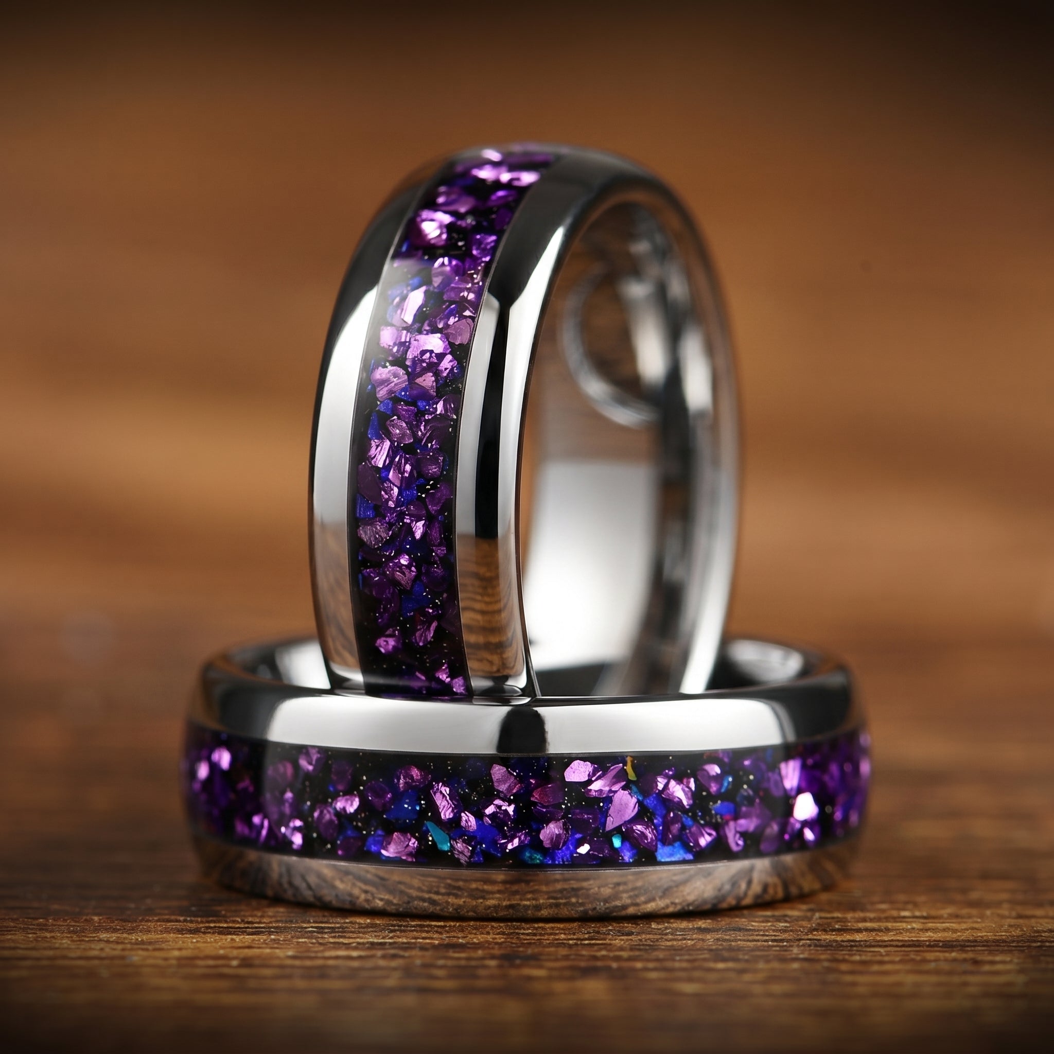 Mens Silver Ring Alexandrite Main View