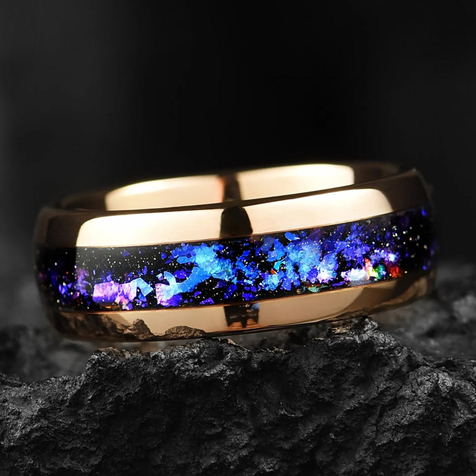 Mens Wedding Rings Uk Galaxy Main View