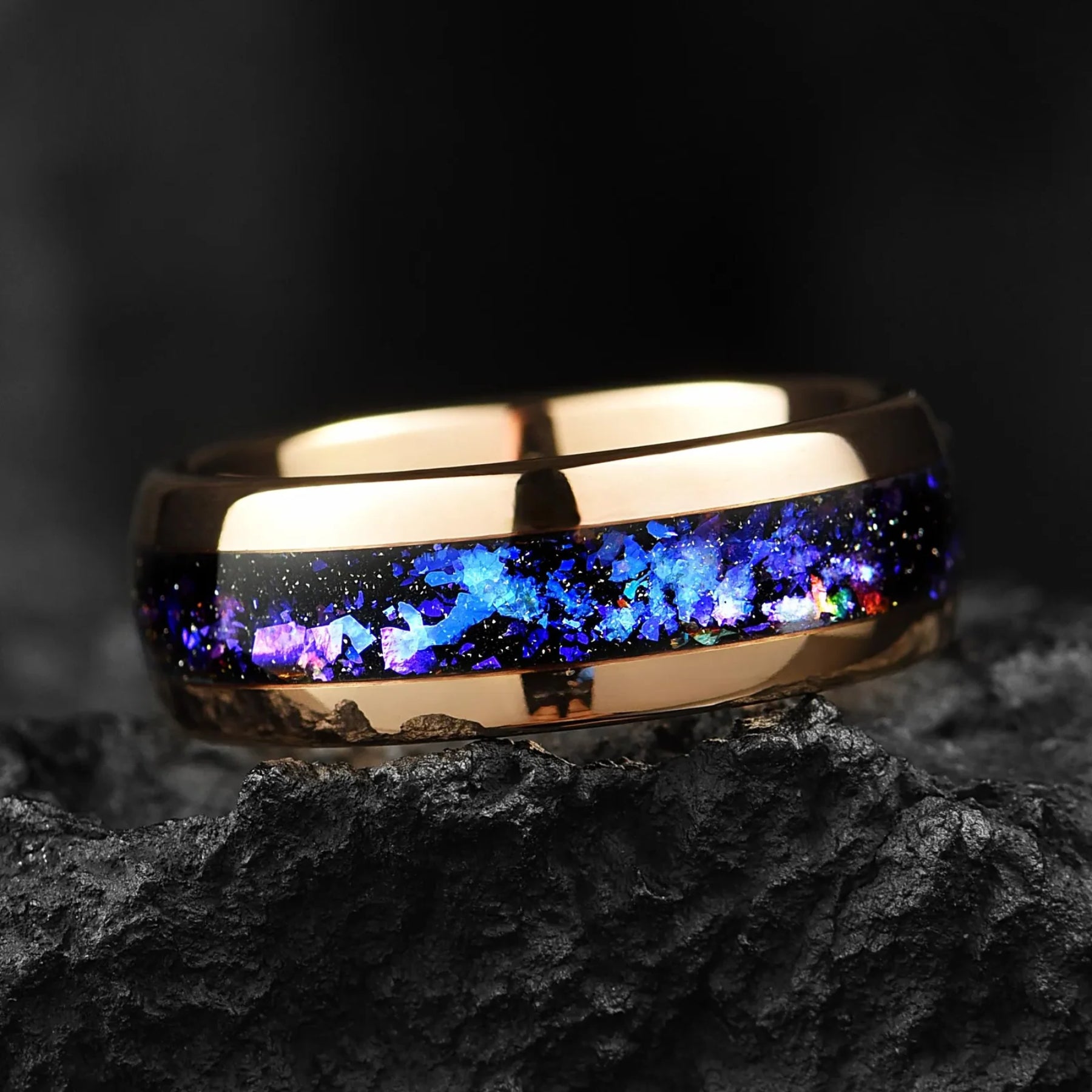 Mens Wedding Rings Uk Galaxy Main View
