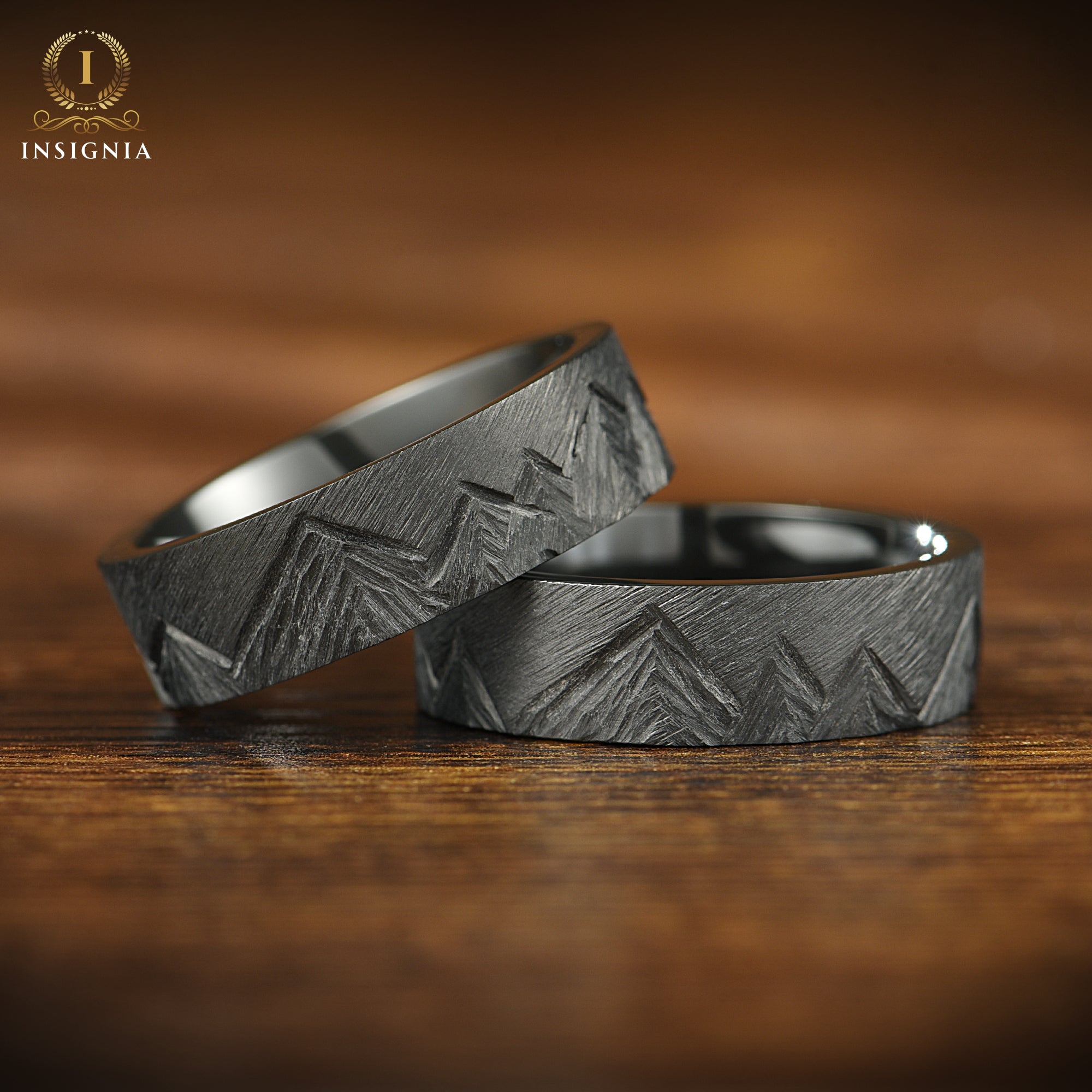 Titanium Ring Mountain Angle View
