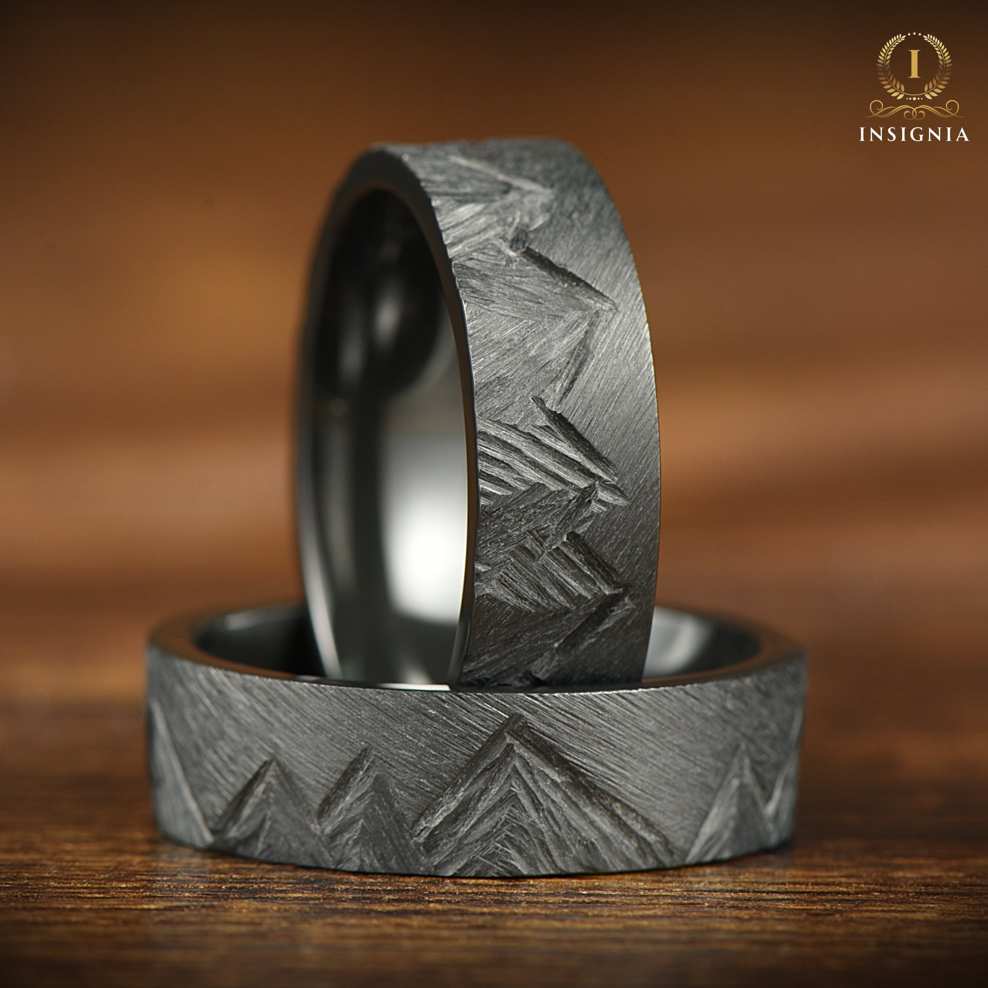 Titanium Ring Mountain Profile View