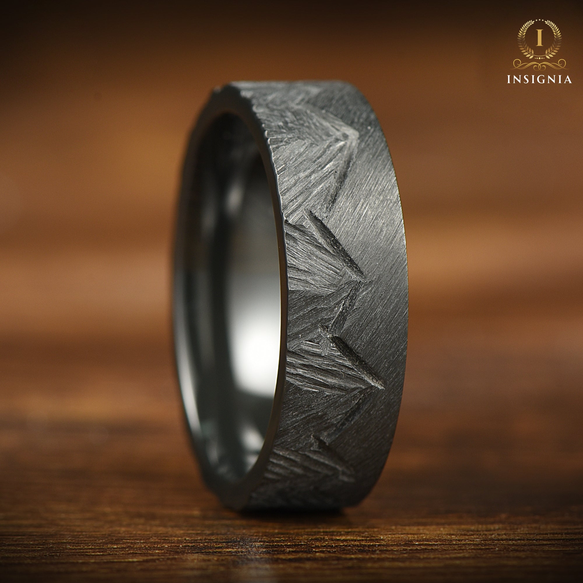 Titanium Ring Mountain Right View