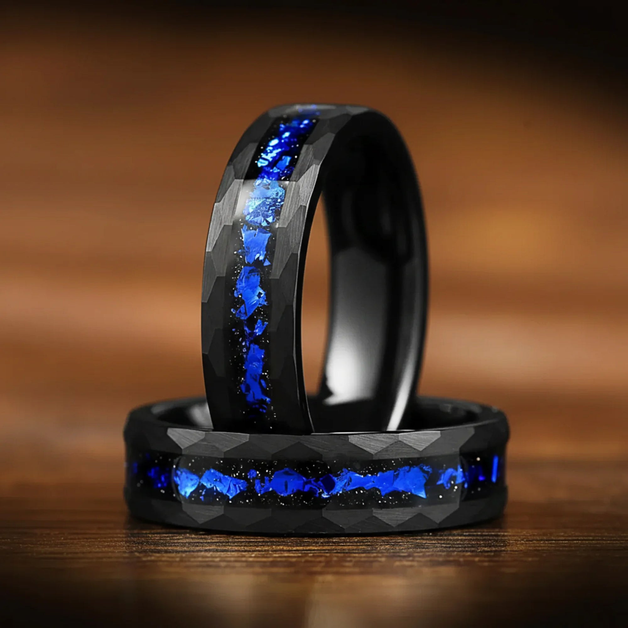 Alliances originales inspirées de la galaxie pour hommes et femmes, 6 mm