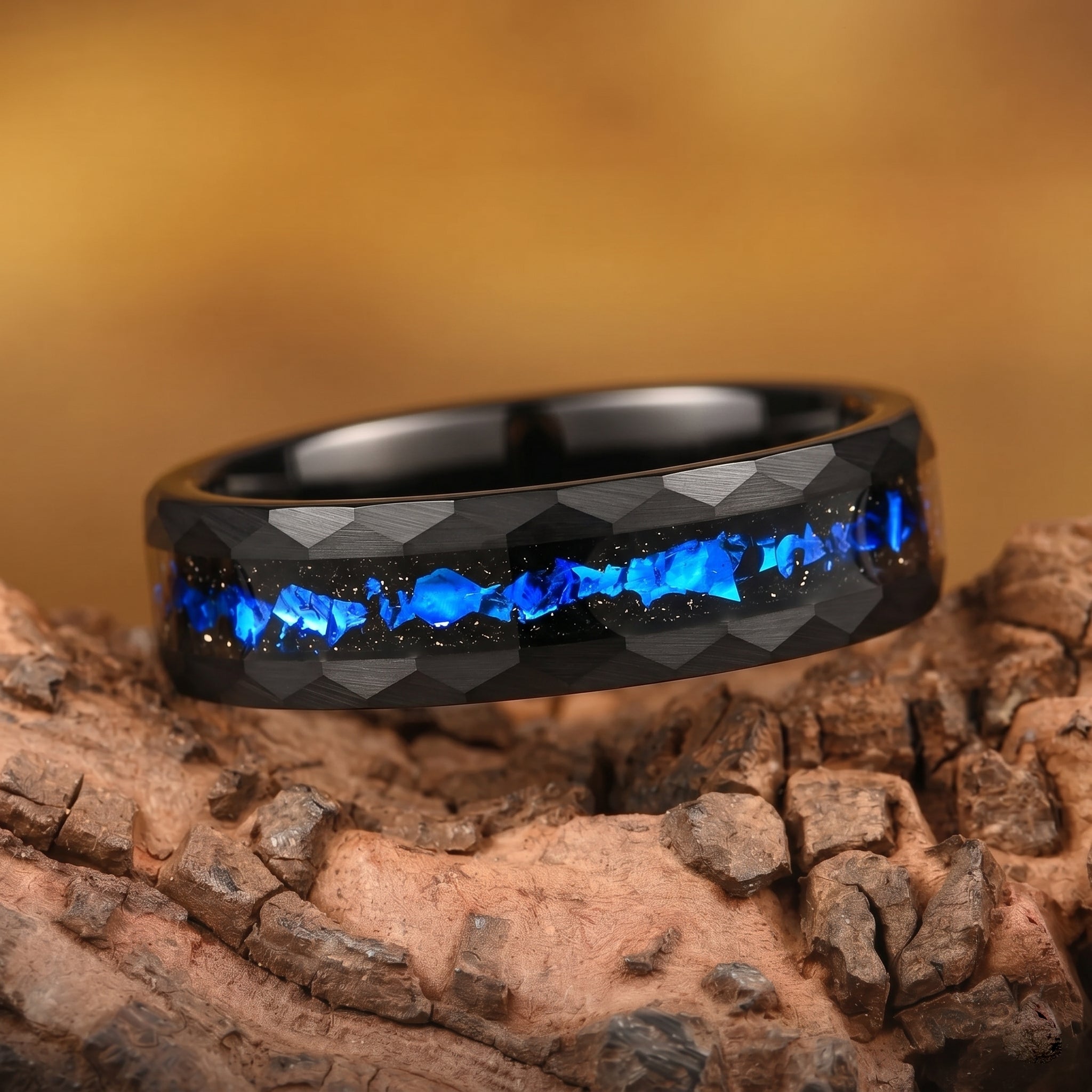 Unusual Wedding Rings Tungsten Main View
