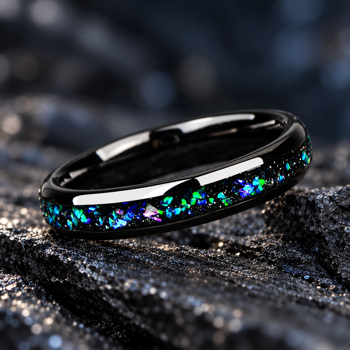 Women Marriage Rings Tungsten Main View