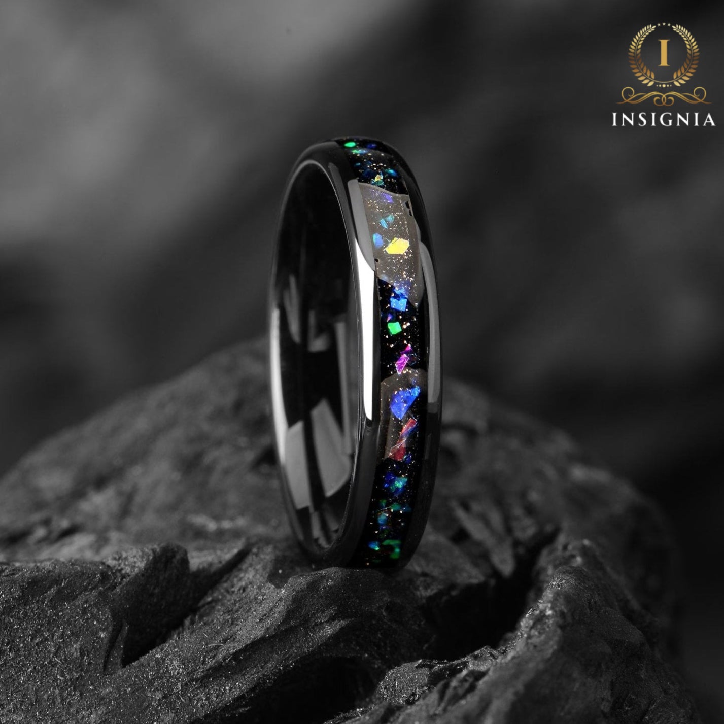 Women Marriage Rings Tungsten Top View