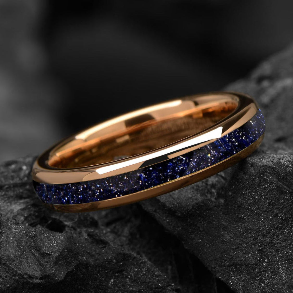 Womens Wedding Bands Tungsten Unique Main View