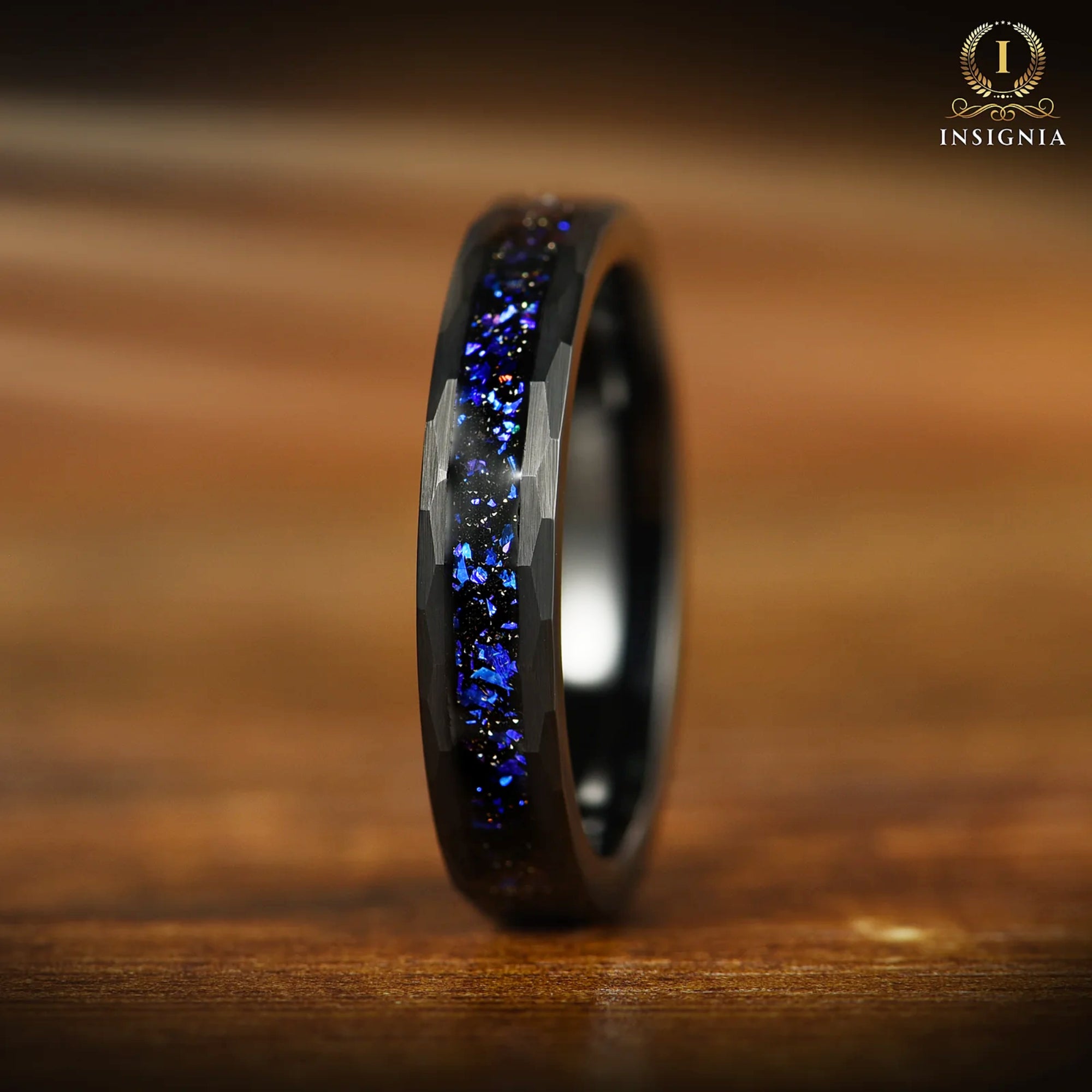 Ladies Wedding Bands Tungsten Left View