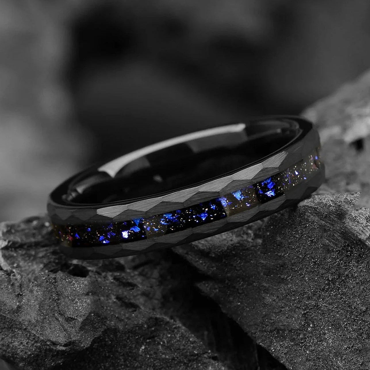 Ladies Wedding Bands Tungsten Main View