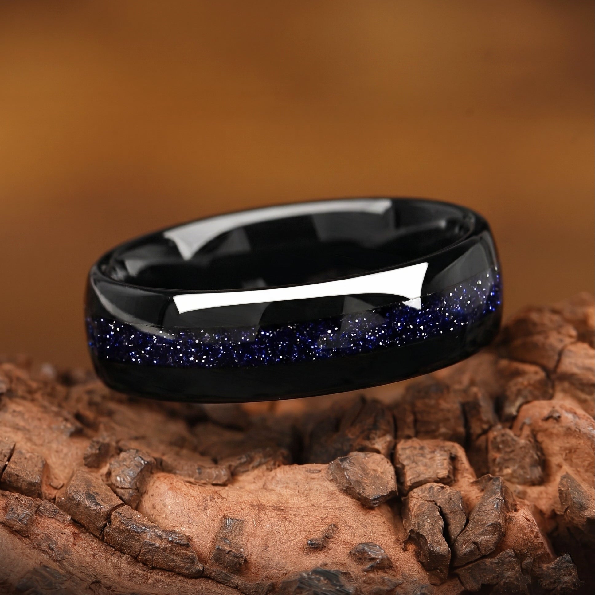 Man Bands Wedding Tungsten Galaxy Main View