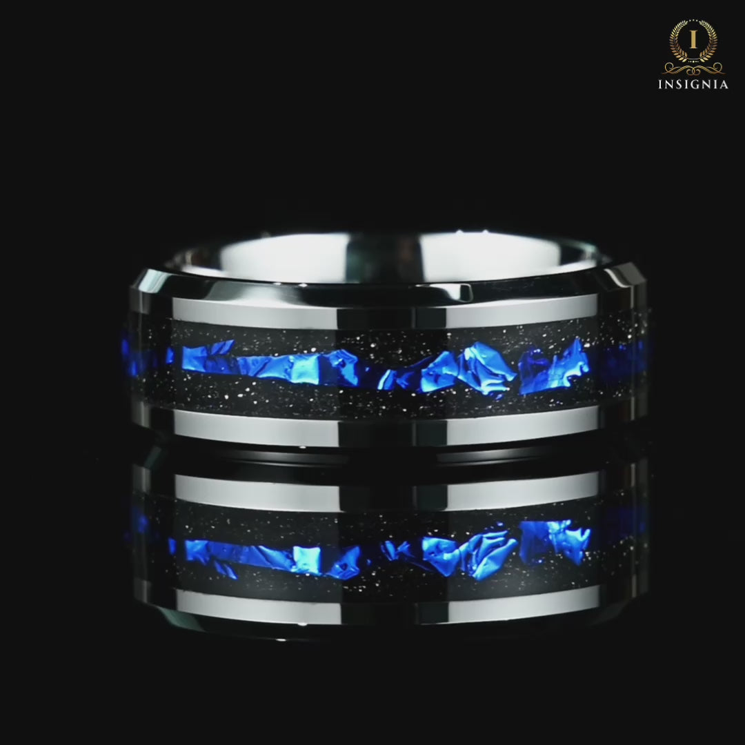 Silver Wedding Bands Him Tungsten Video  