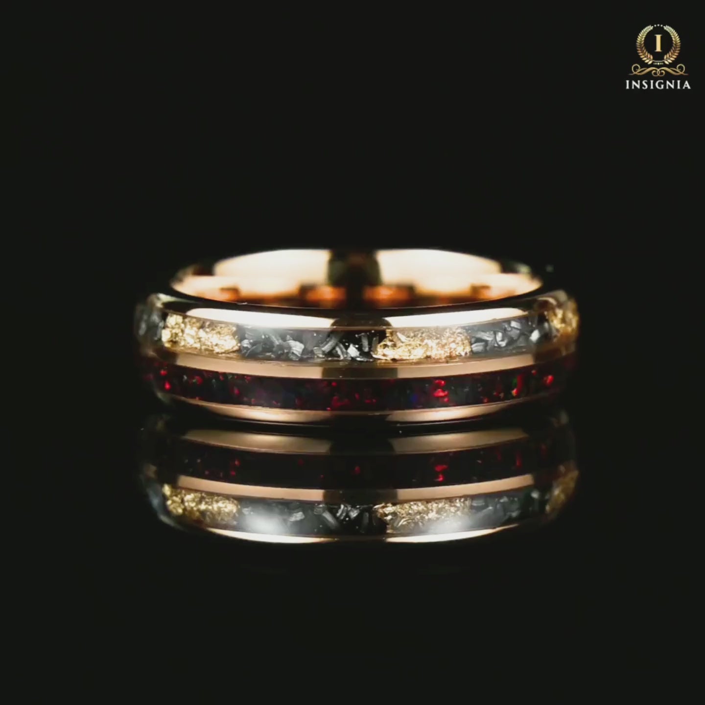 Wedding Rings Women Meteorite Video