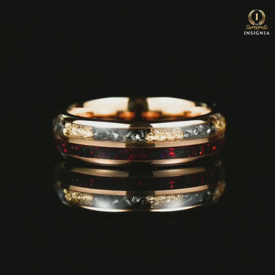 Wedding Rings Women Meteorite Video