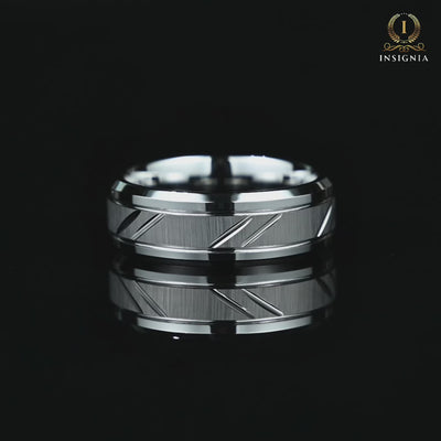 Mens Silver Wedding Bands Tungsten Video