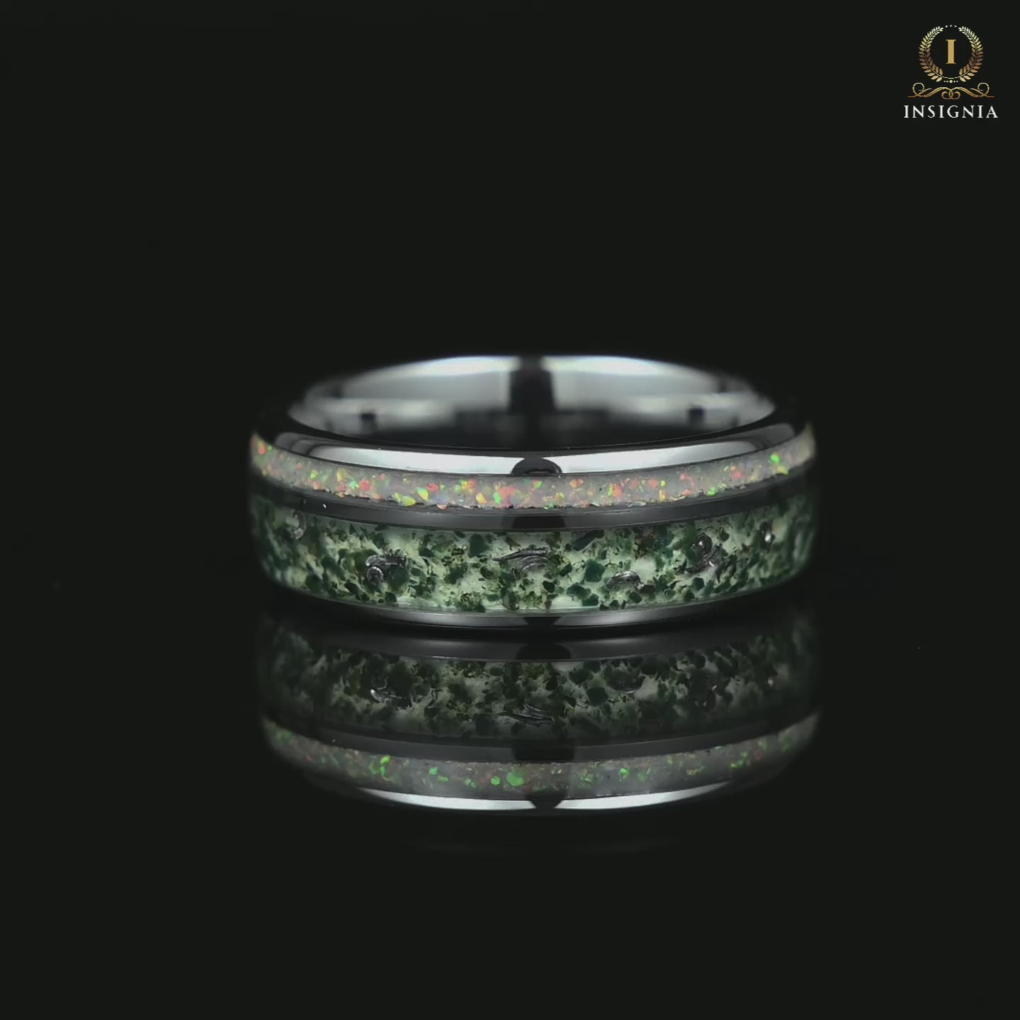 Moss Agate Ring Guys Wedding Video Showcase 