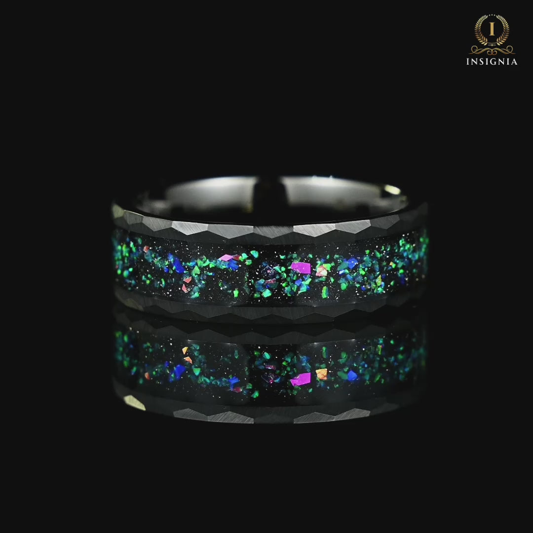 Black Rings Men Opal Video