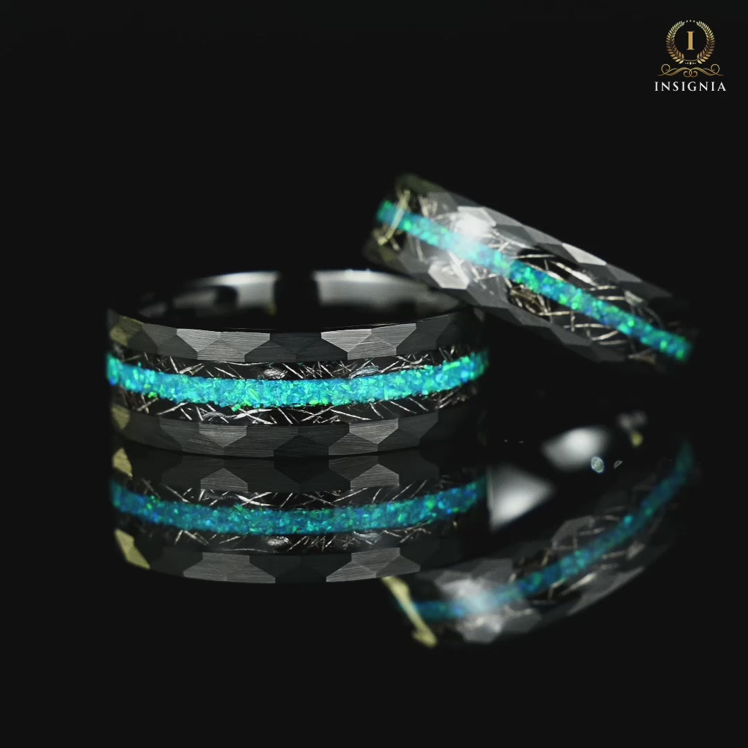 His and Hers Opal Promise Set in Black Video