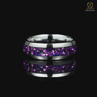 Mens Silver Ring Alexandrite Video Showcase