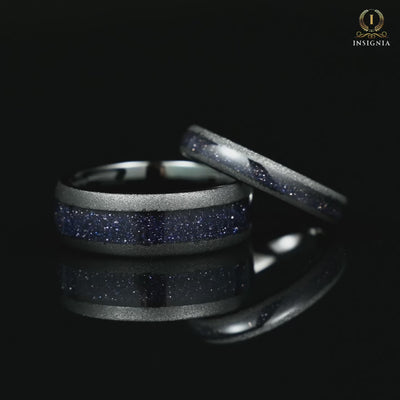 Marriage Ring Set Black Nebula Inspired Video Showcase