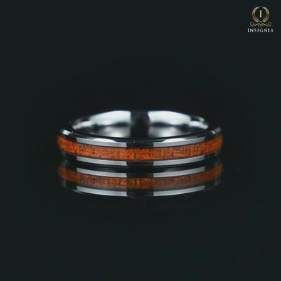 Ladies Rings Silver Tungsten Koawood Video Showcase