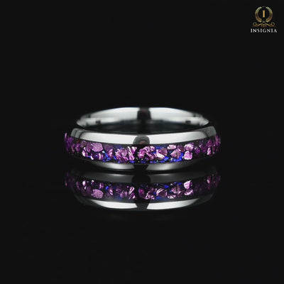 Tungsten Metal Rings Alexandrite Video 