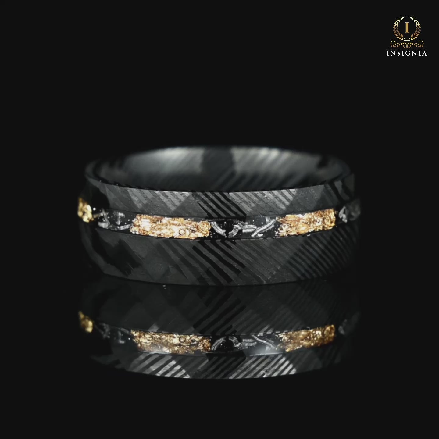 Black Marriage Rings Damascus Video Showcase