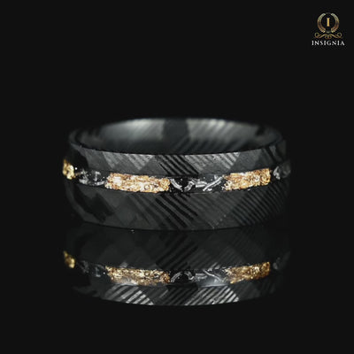 Black Marriage Rings Damascus Video Showcase