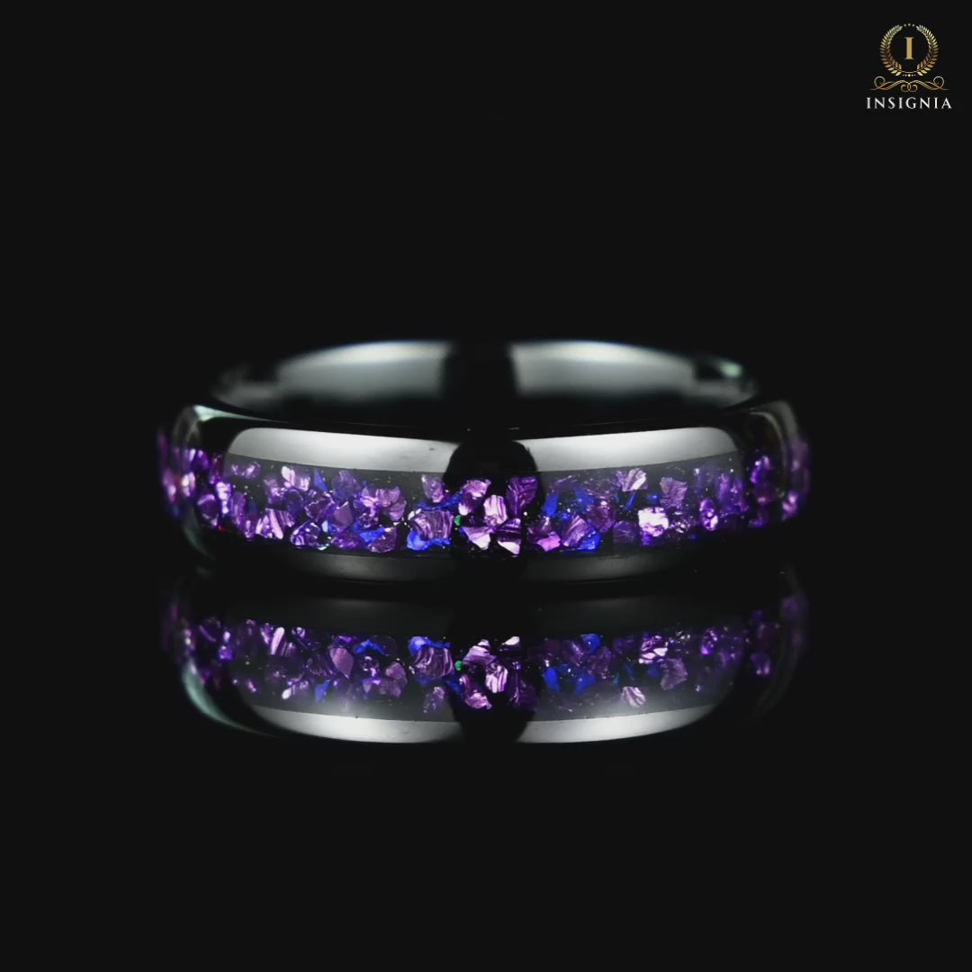 VidWedding Black Rings Alexandrite Video