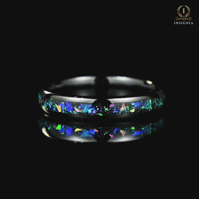 Women Marriage Rings Tungsten Video