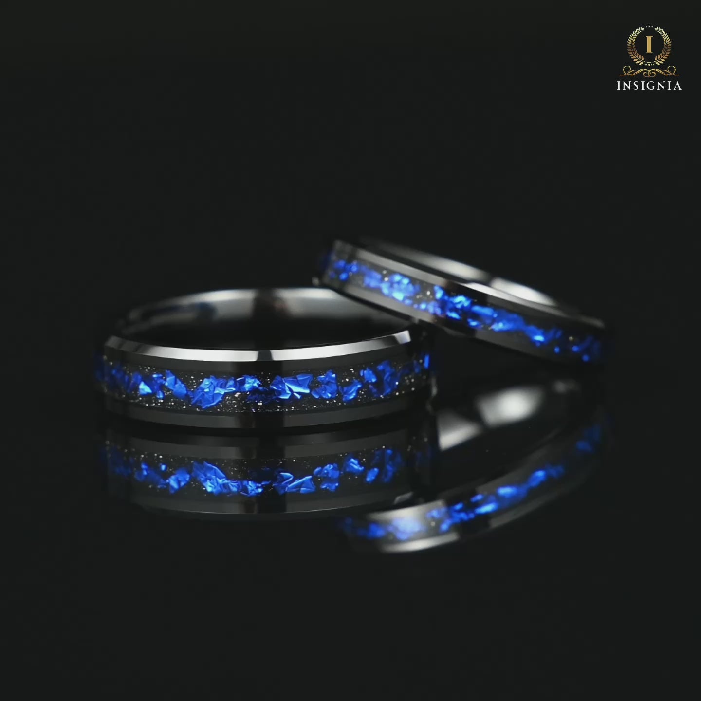 Couple Ring Couple Promise Set in Galaxy Design Video Showcase