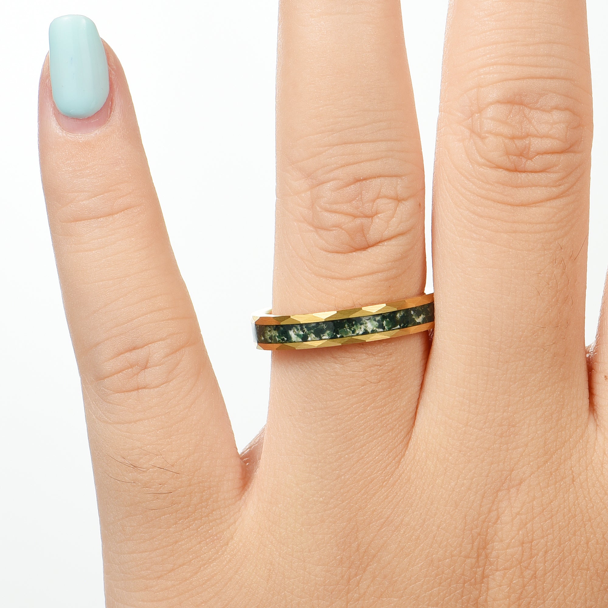 Promise Bands For Her On A Female Hand