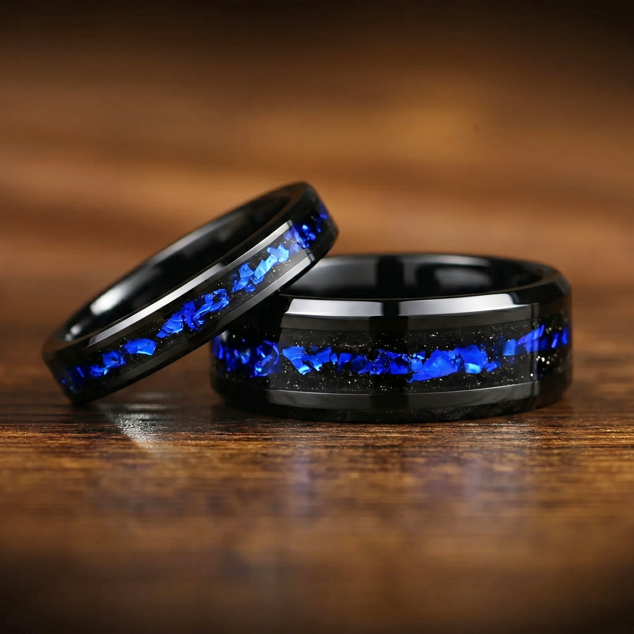 Promise Rings Women Tungsten Pair View