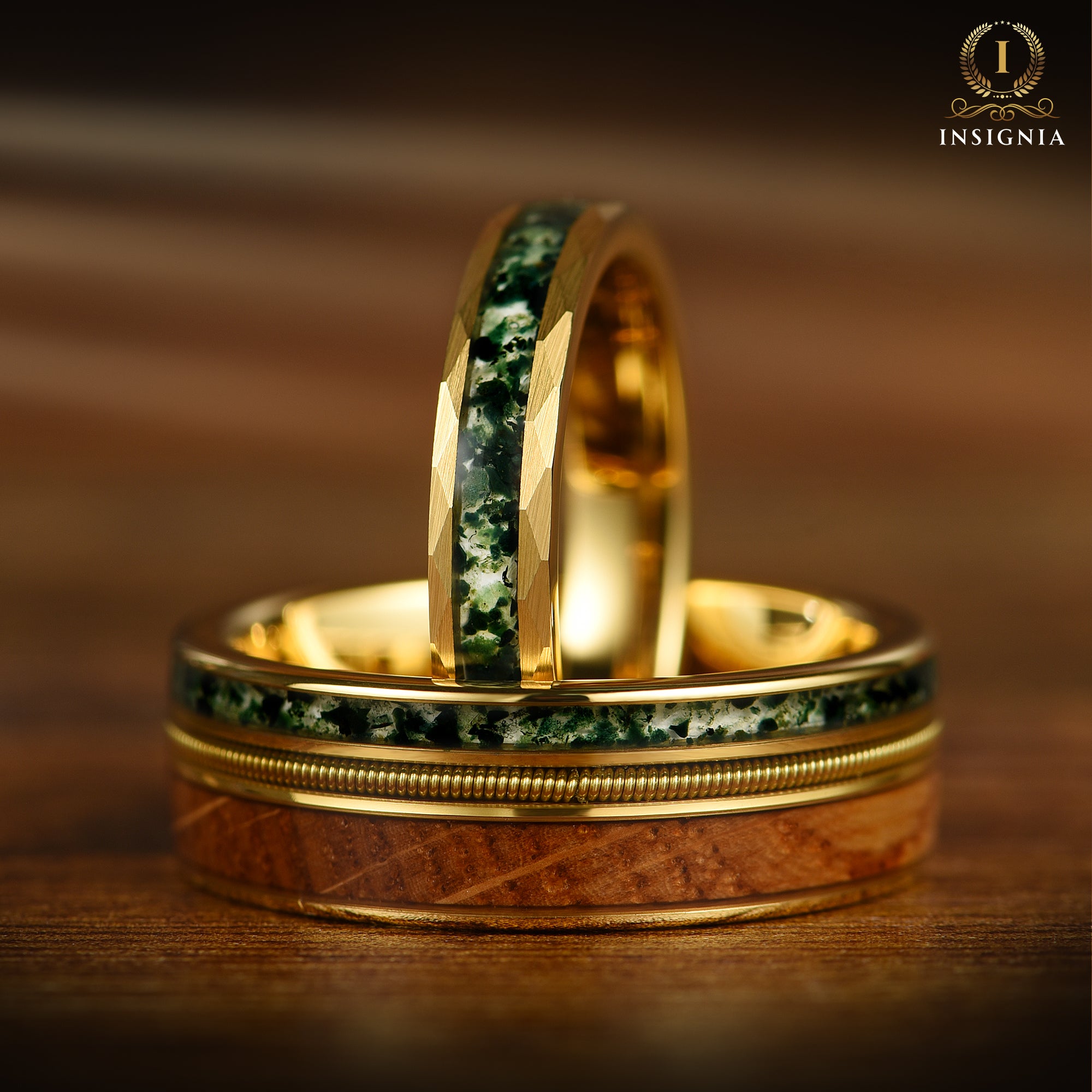 Gold Plated Ring for Couple Pair View