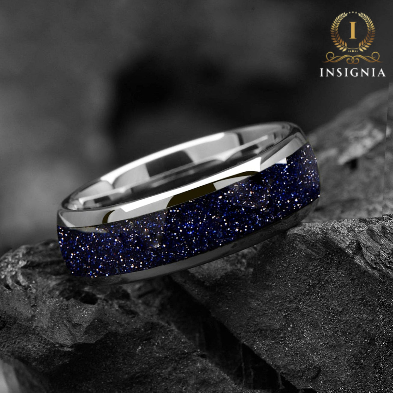 Silver Rings Wedding Bands Tungsten Main View