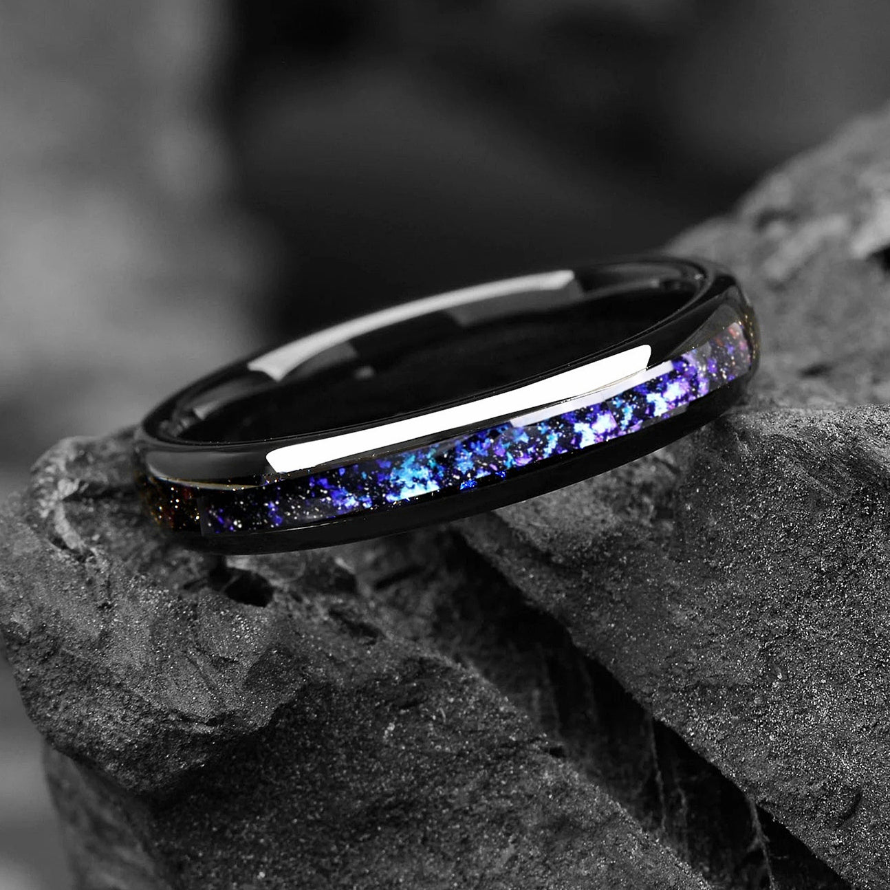 Women Rings Wedding Anniversary Tungsten Main View
