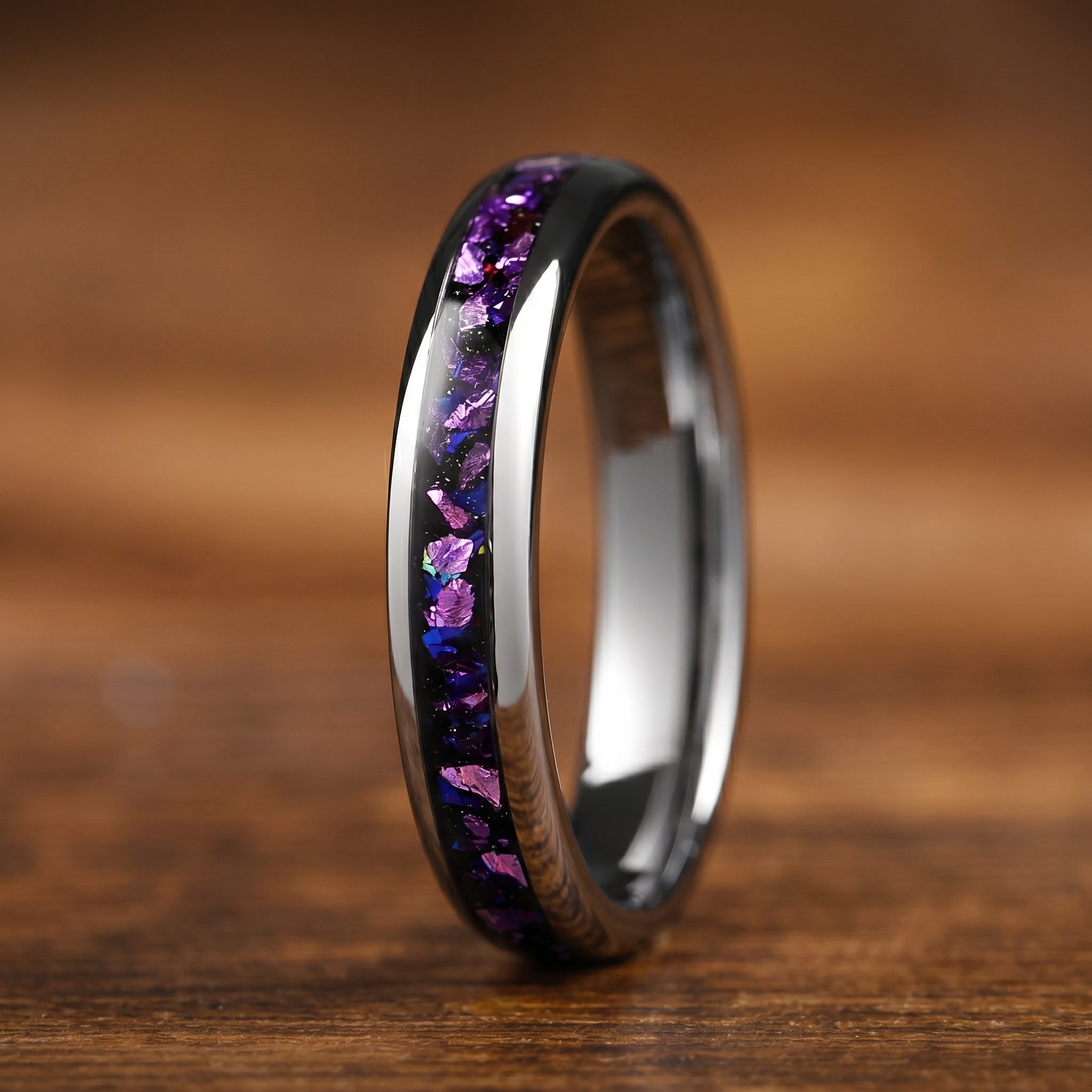 Womens Rings Alexandrite Side View