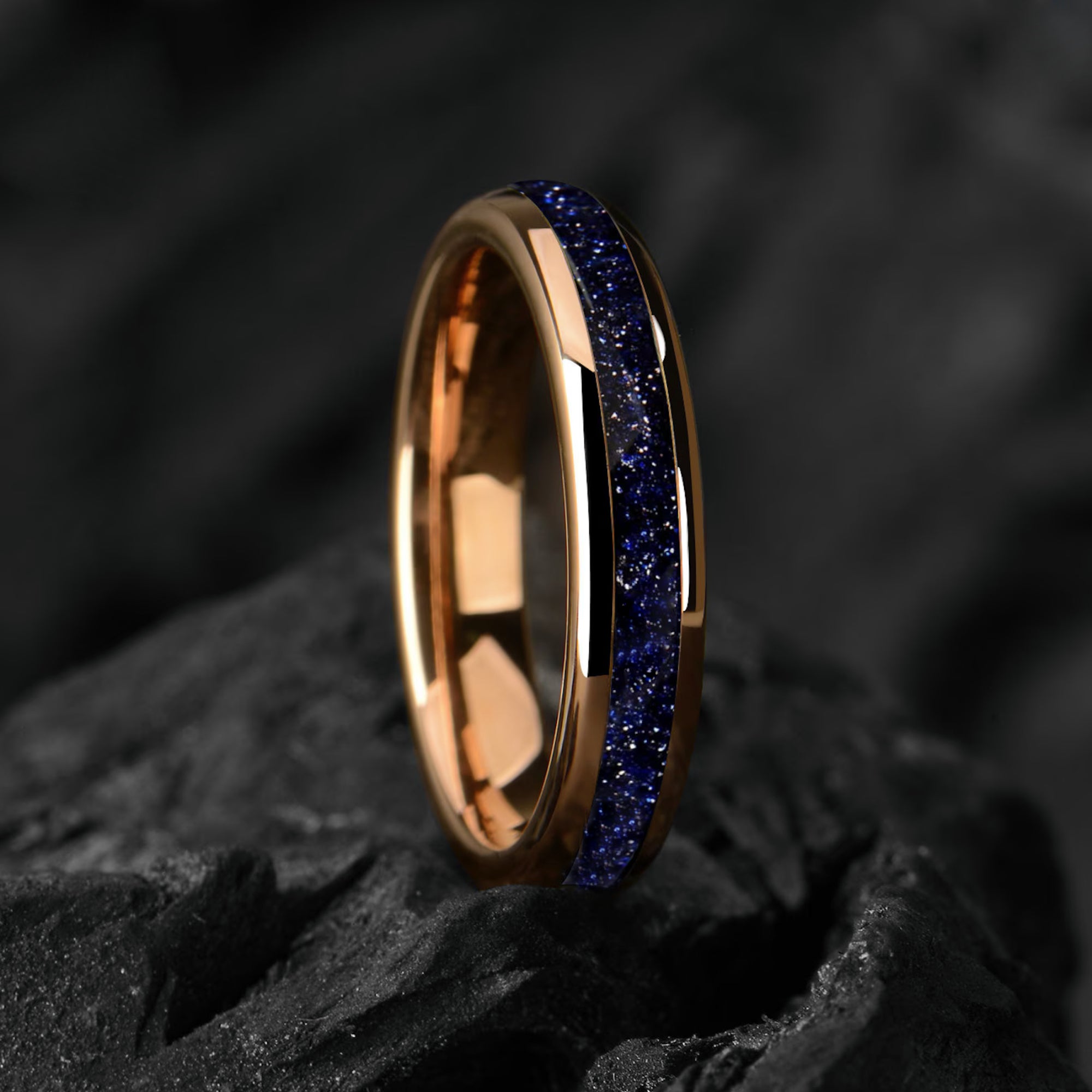 Womens Wedding Bands Tungsten Unique Top View